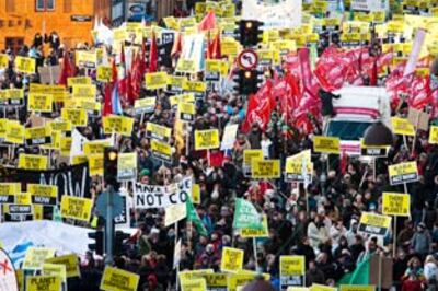 1 lakh protest against global warming in Copenhagen
