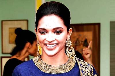 Look of the day: Deepika Padukone exudes regal charm in cobalt blue Sabyasachi anarkali