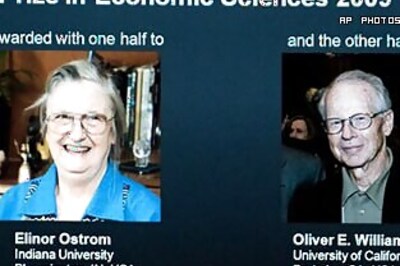 Americans Ostrom, Williamson win Nobel economics