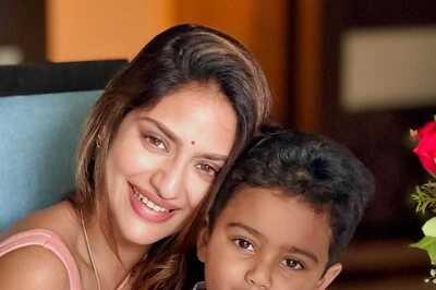 Actress Nusrat Jahan Reveals Son Yishaan’s Face On Mother’s Day