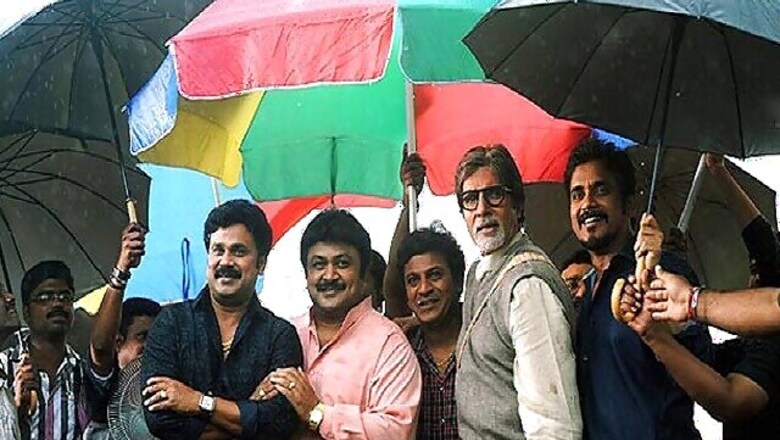 Prabhu, Amitabh together in ad shot in 4 languages