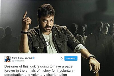 Ram Gopal Verma Slams Khaidi No 150 Poster Featuring Chiranjeevi