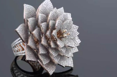 Hyderabad Jeweller Sets Guinness Record by Embedding 7,801 Diamonds in One Ring