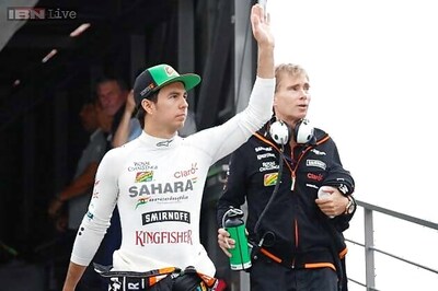 Force India extend points streak despite Sergio Perez crash