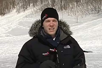 Reporter’s Accidental Somersault While Live Reporting Sledge Race Leaves Internet In Splits
