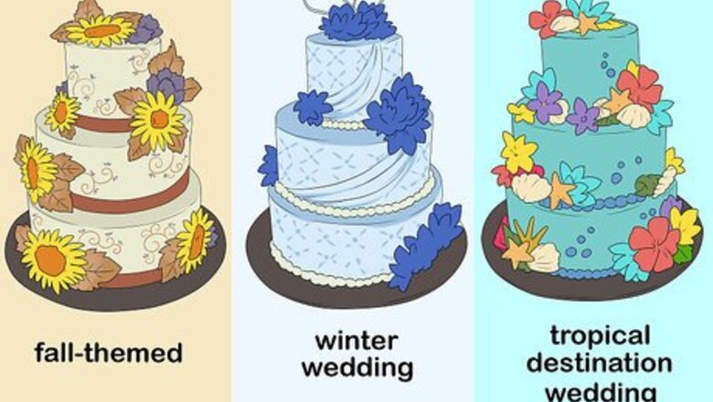 How to Choose Colors for Your Wedding Cake