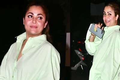 We Can’t Help but Love Amrita Arora’s Oversized Green Shirt