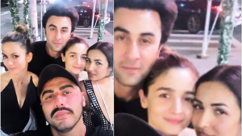 Ranbir Kapoor-Alia Bhatt, Arjun Kapoor-Malaika Arora are on Double Date in This Throwback Pic