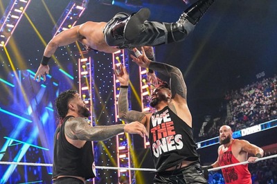 WWE SmackDown Results: The Usos Beat Ricochet and Braun Strowman to Retain Tag Team Titles