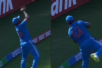ICC Cricket World Cup 2023: Shardul Thakur Takes an Excellent Boundary Catch; Watch Video