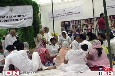 Victims meet to commemorate the 18th death anniversary of Uphaar fire tragedy