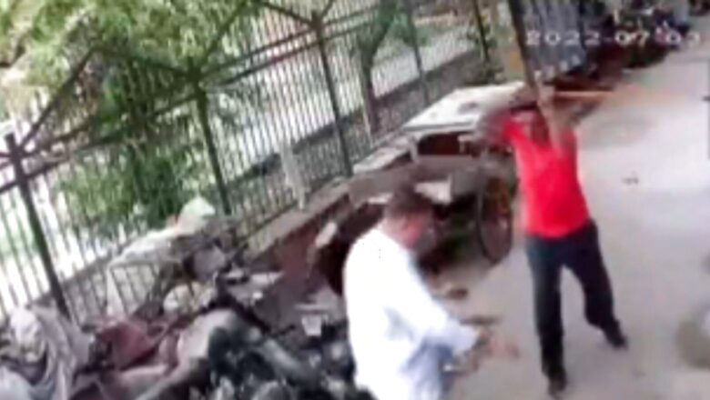 Delhi Man Beats Neighbour, Their Pet With Iron Rod Over 'Barking' Noise, Leaves Them Injured | On Cam
