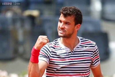 Dimitrov reaches Stockholm Open quarterfinals
