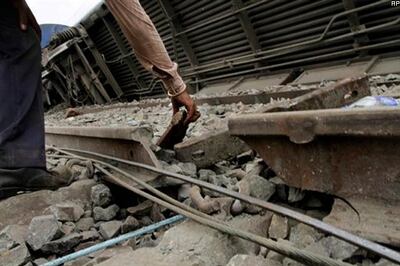 Train derailed in Dantewada, no casualty so far