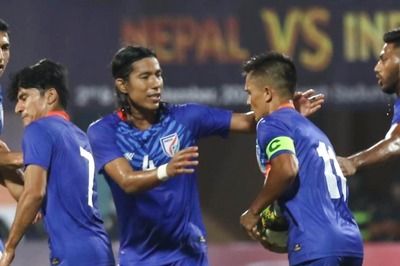 Indian Men's Football Team Come From Behind to Escape with 1-1 Draw Against Nepal