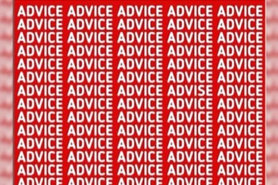 Optical Illusion: Spot The Incorrect Spelling Of 'ADVICE' In 5 Seconds