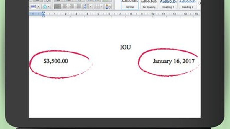 How to Write an IOU
