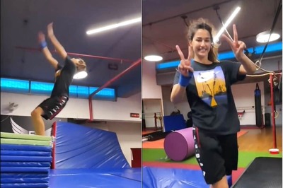 Disha Patani Aces Jaw-dropping Backflip, Leaves Fans Stunned