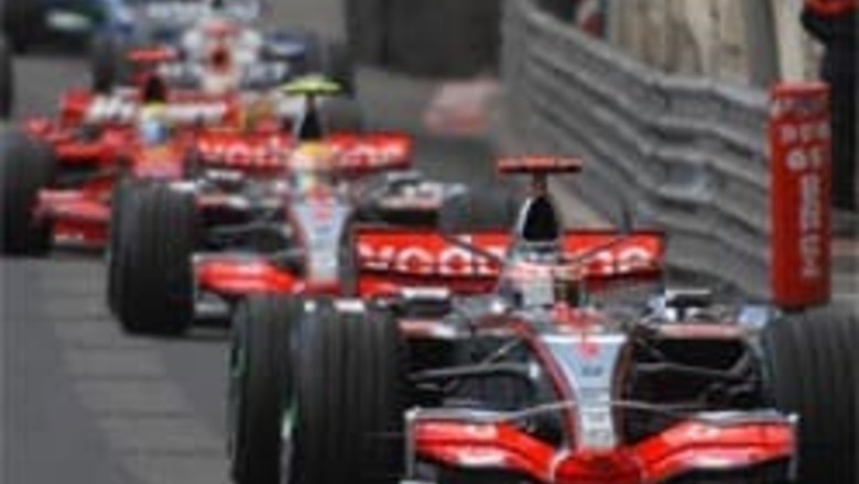 Alonso leads McLaren one-two at Monaco