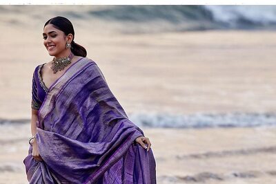 Just Out! Mrunal Thakur Looks Gorgeous In South Indian Attire In The First Look From Nani 30