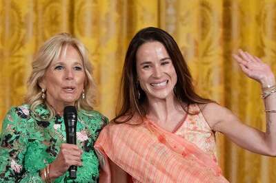 US President Joe Biden’s Daughter Wore Lehenga on Diwali Bash by This Designer