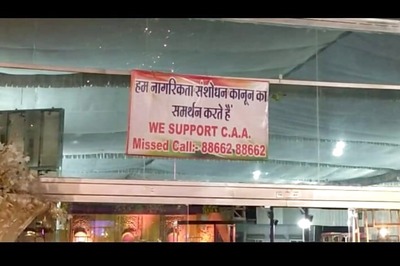 Pro-CAA Posters Decorate Wedding in Indore, Offer Number for Missed-Call Support