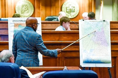 Justices Weigh Alabama's Bid To Stop Redistricting Order
