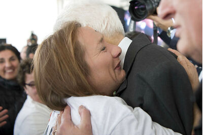 Italy President Hugs Those Like Him Who Lost Family to Mafia