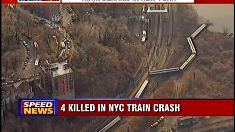 US: Four killed in New York metro train crash