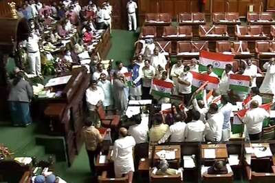 Cong Protest Seeking Minister's Resignation Mars Karnataka Assembly Proceedings
