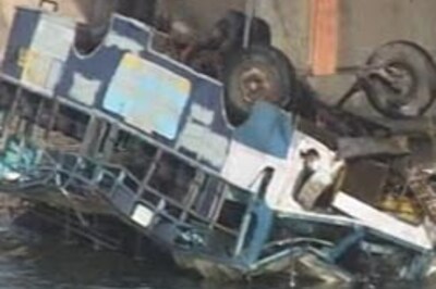 Bus falls into Narmada canal, 41 children die | In Pics