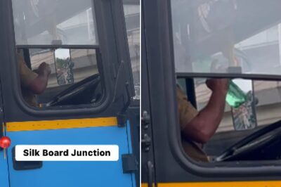 Peak Bengaluru: Bus Driver Eats Lunch While Stuck in Traffic, Internet Says 'Can Take Nap As Well'