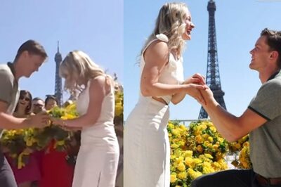 Watch: Paris Olympics Gold Medalist's Romantic Proposal In Front Of Eiffel Tower