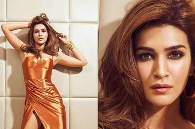 Kriti Sanon Channels Her Inner Bond-Girl in Gorgeous Copper Dress, Fans React Humorously