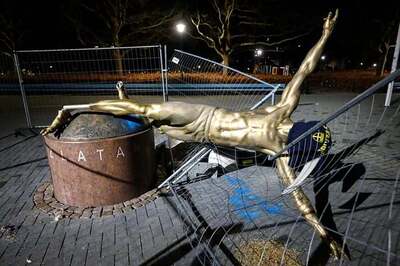 Debate in Malmo Rages Over Battered Zlatan Ibrahimovic Statue