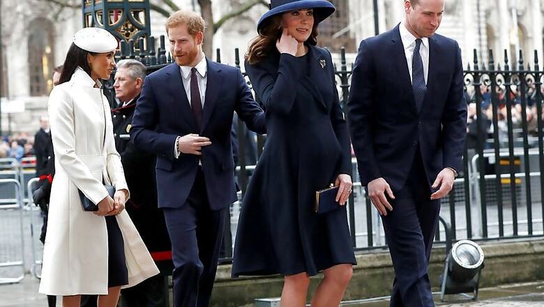 Meghan Markle Carries Out First Royal Engagement with UK's Queen Elizabeth