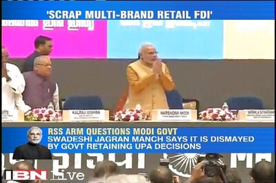 RSS affiliate questions NDA's decision to include 51% FDI in multi-brand retail