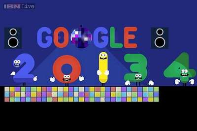 New Year's Eve 2013: Google posts an animated doodle