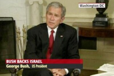 Bush blames Hamas, backs Israeli offensive in Gaza