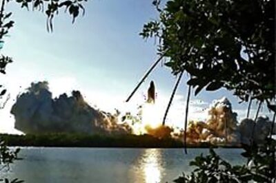 Discovery launched with spare loo pump and mini lab