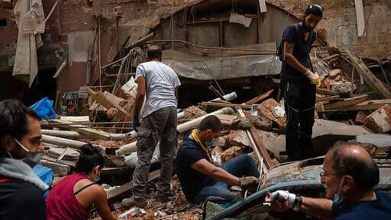 After Beirut Explosion, Helpers Tend To Shock And Trauma