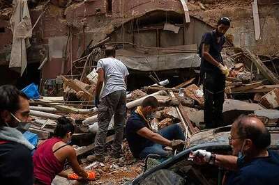 After Beirut Explosion, Helpers Tend To Shock And Trauma