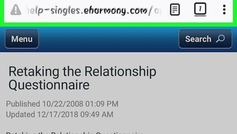 How to Reset an eHarmony Profile on Android