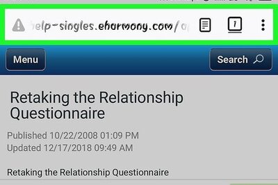 How to Reset an eHarmony Profile on Android