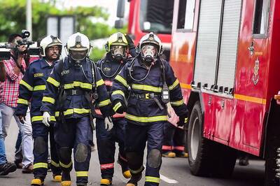 Fire Guts Seven Shanties in Kolkata's Anandapur