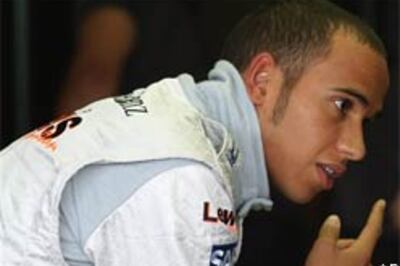 Hamilton is F1's first black driver