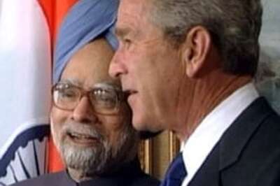 Bush calls PM to say 'I'm happy'