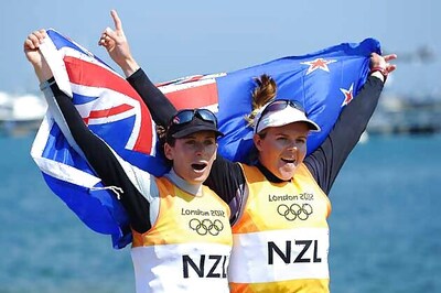 Olympics: NZ snatch gold in women's 470