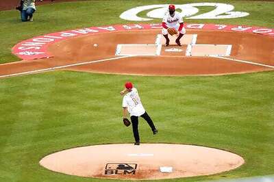 Yanks, Nats kneel in Black Lives Matter salute; Fauci's toss