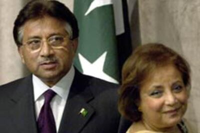 Musharraf's wife steps in as cover candidate in polls